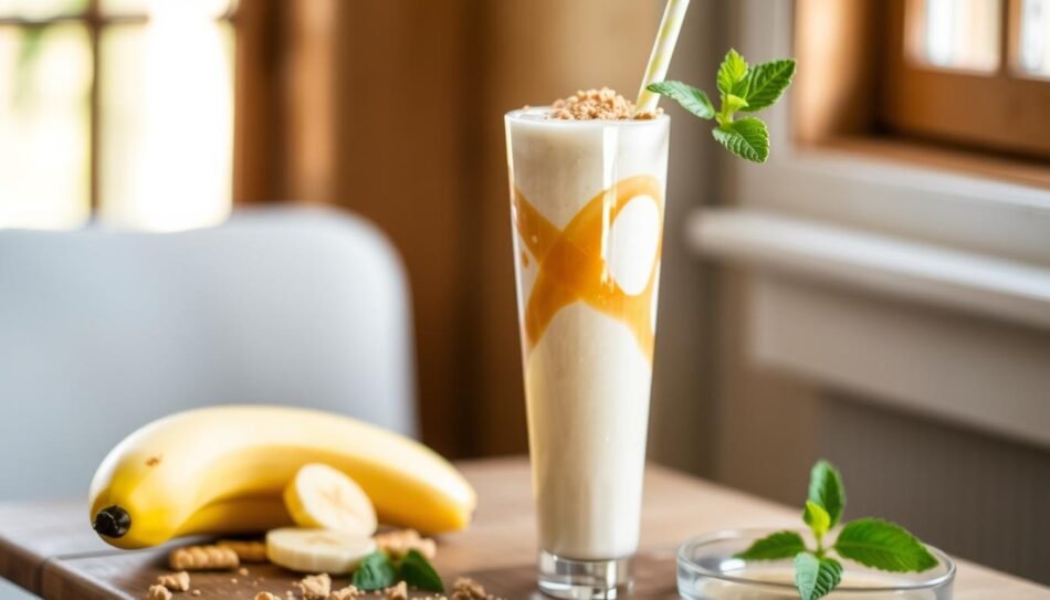Banana Caramel Kefir Smoothie