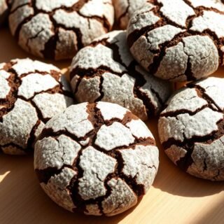 Chocolate Crinkle Cookies