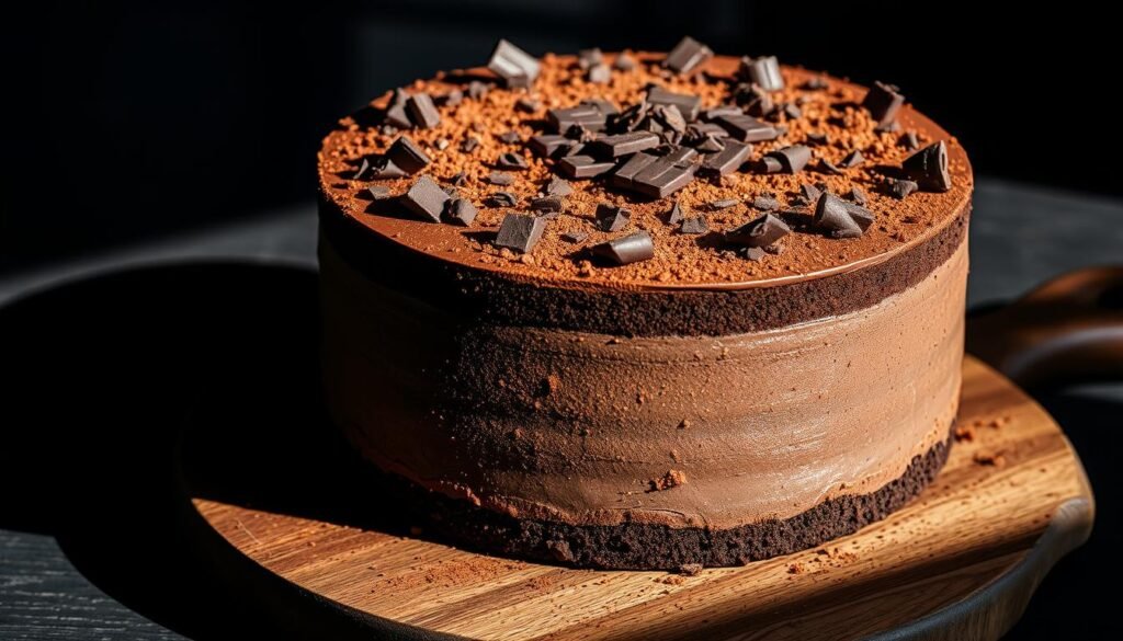 Espresso-Infused Chocolate Cake Decoration