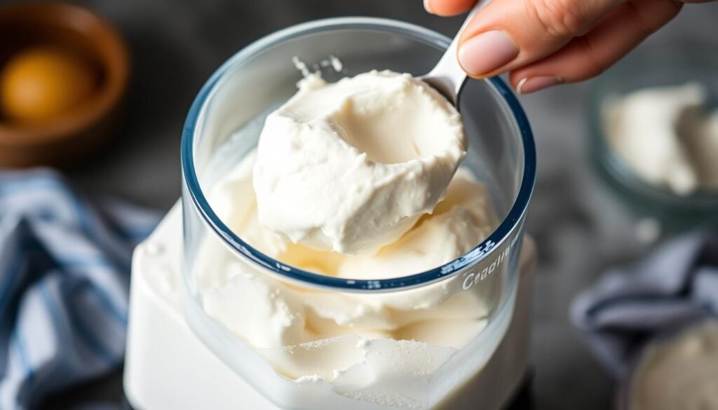 High-powered blender for cottage cheese ice cream