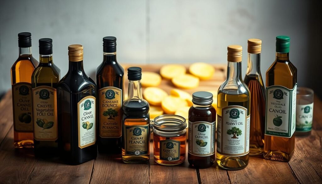 Oil selection for fried potato pancakes