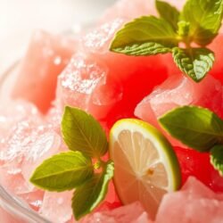 Watermelon Mojito Granita