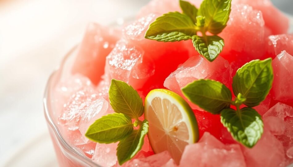 Watermelon Mojito Granita
