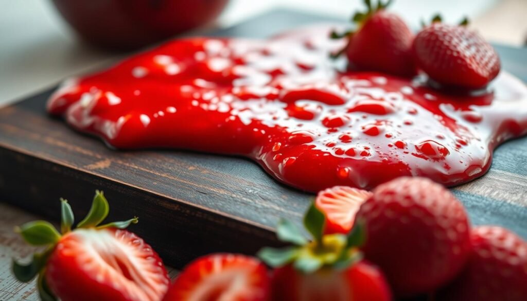 strawberry sauce preparation