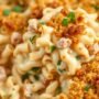 An image of a tuna noodle casserole dish