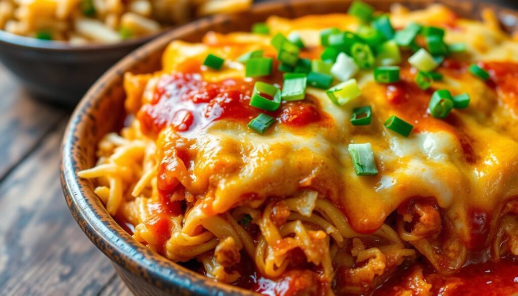 Image of a Chicken Enchilada Casserole