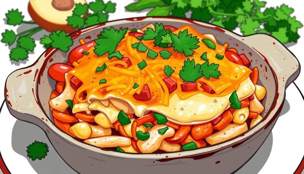 Image of a Mexican Chicken Casserole