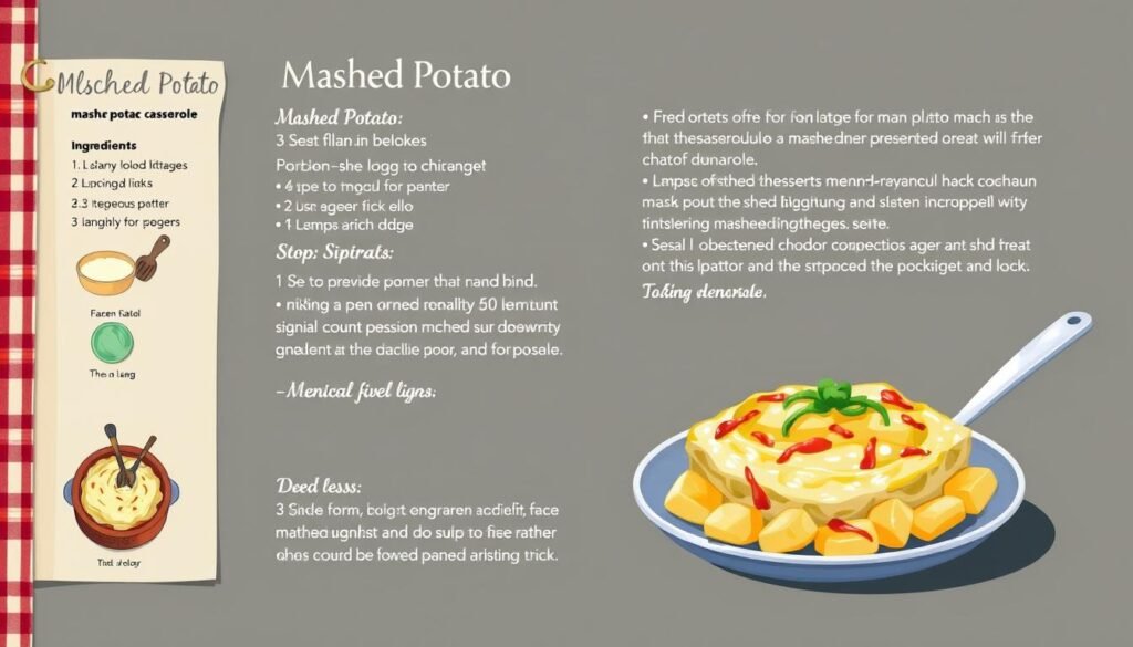 Image of a mashed potato casserole recipe