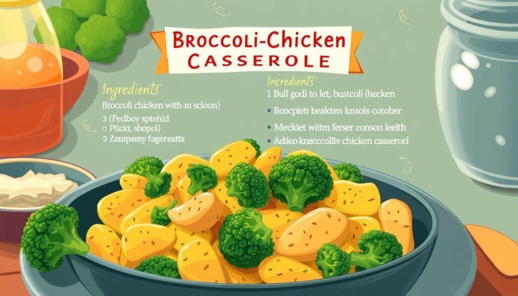Image of broccoli chicken casserole recipe
