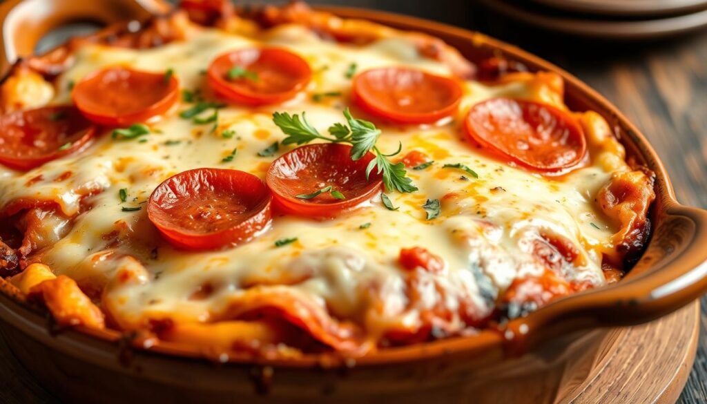 Image of pizza casserole